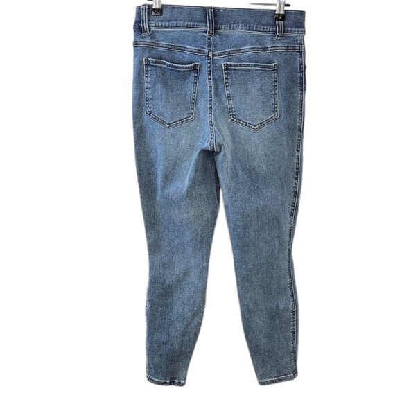 SPANX Womens Pull On Skinny Jeans, Shaping, Blue, Stretch, Size Medium - Picture 2 of 9